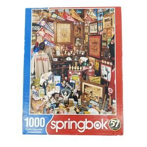 Springbok Baseball "Collectors Closet" 1000 Piece Puzzle 24inx30in Pre-Owned